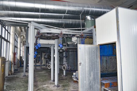 閥門噴漆自動化車間 閥門噴漆流水線設(shè)備