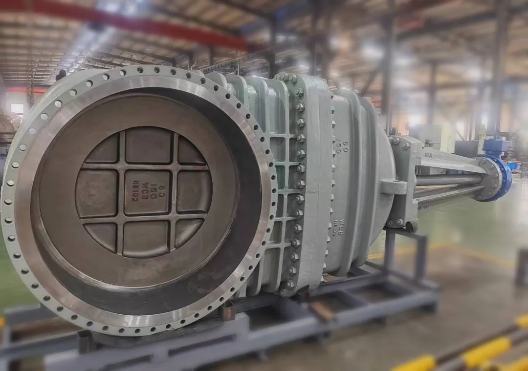 江蘇圣泰閥門60寸口徑閘閥通過試驗(yàn)